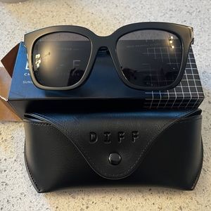 Diff Bella black grey polarized brand new in box